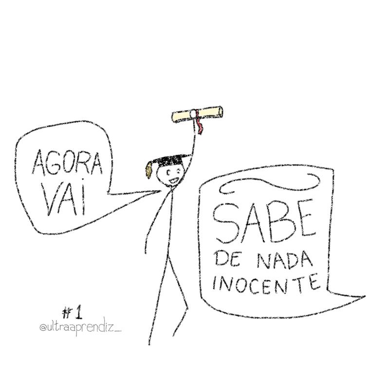 Stick achando que seu diploma vai ser a solução