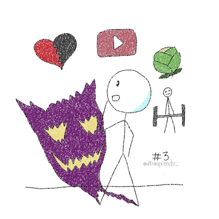 Boneco stick procrastinando por medo de iniciar a ação